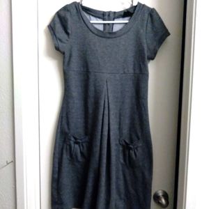 lil gray pocket dress